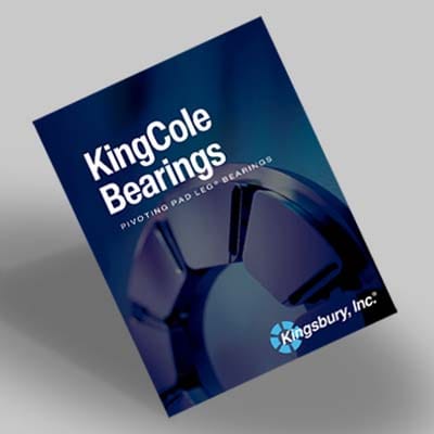KingCole Directed Lubrication Thrust Bearings