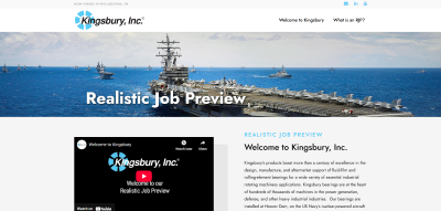 Realistic Job Preview – Welcome to Kingsbury