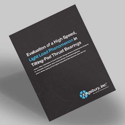 Evolution of a High‑Speed, Light‑Load Phenomenon in Tilting‑Pad Thrust Bearings