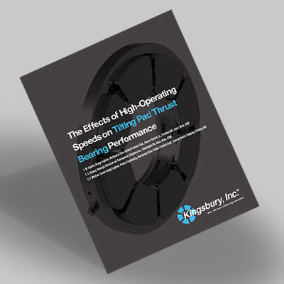 The Effects of High-Operating Speeds on Tilting Pad Thrust Bearing Performance thumbnail cover image